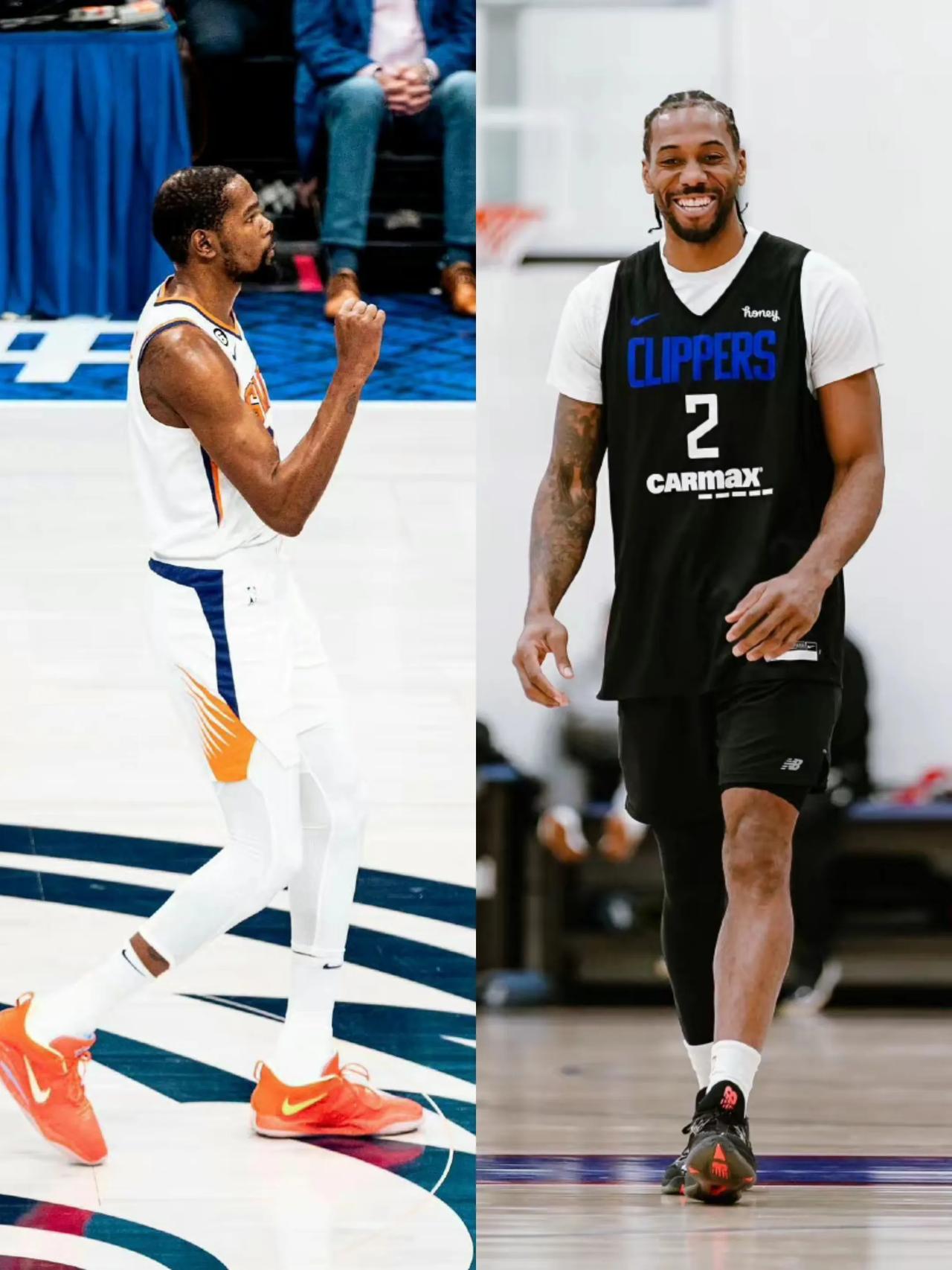 同为出战40场左右的比赛，杜兰特与伦纳德主要数据对比一览

          