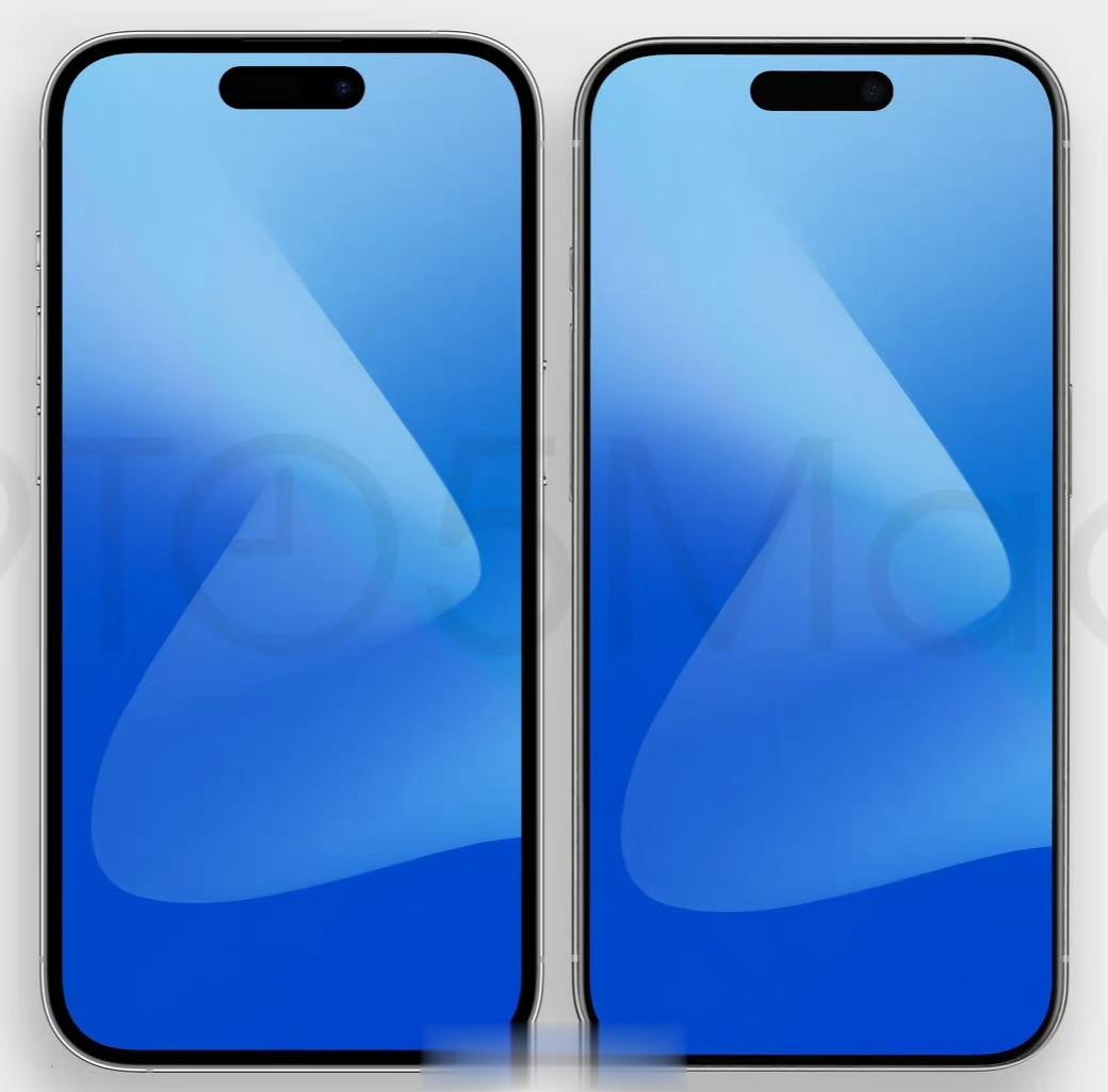 iPhone 15 Pro 边框对比iPhone 14 Pro妥妥的等边极窄边框