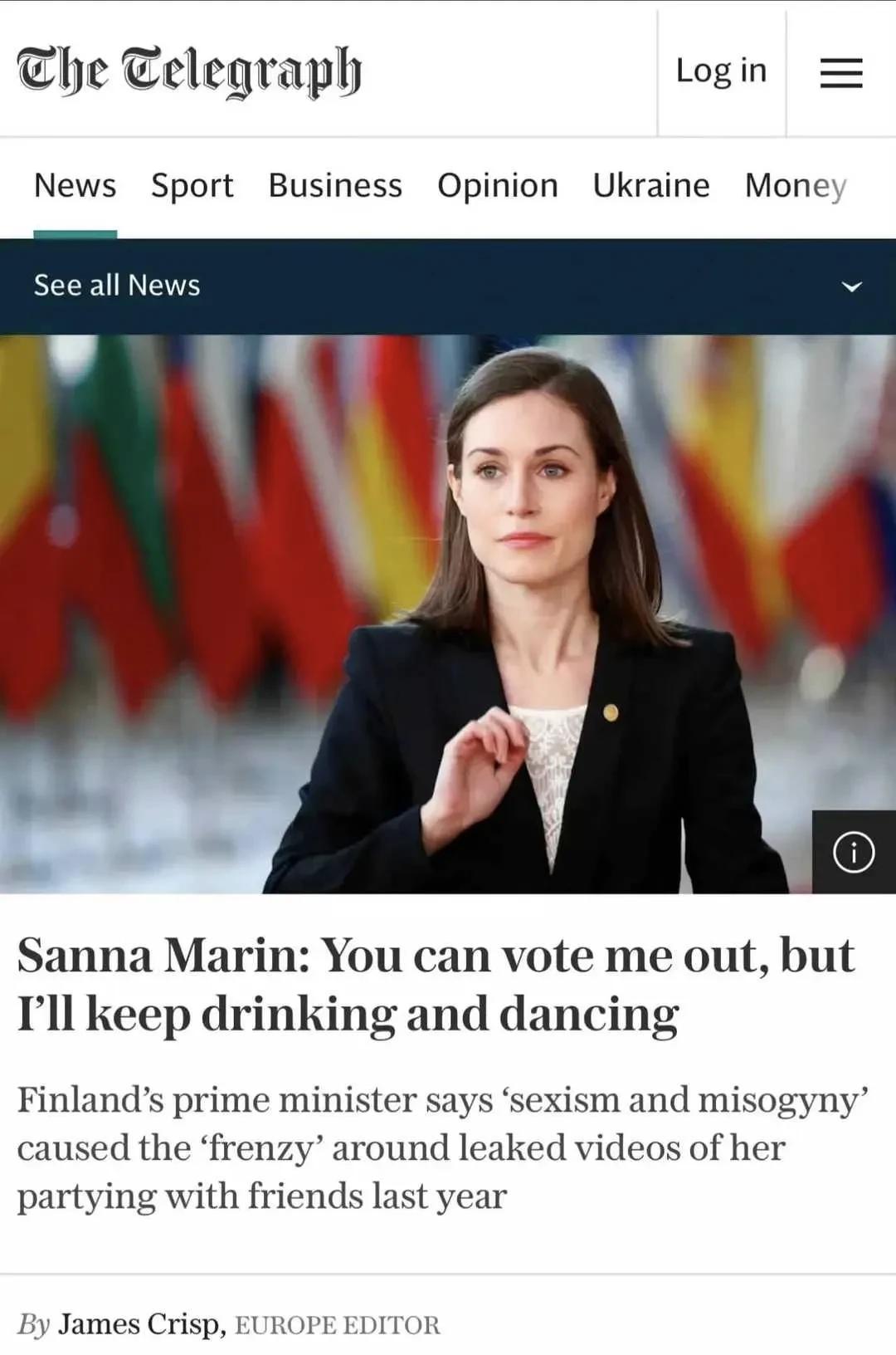 37岁的芬兰女总理就是钢，有朝一日我辉煌，带着闺蜜一起狂！
桑娜·马林说，你可以