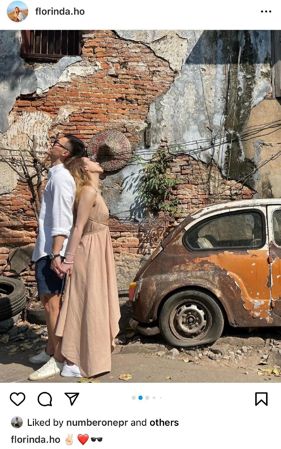 何超莲的姐姐何超云公开秀恩爱！