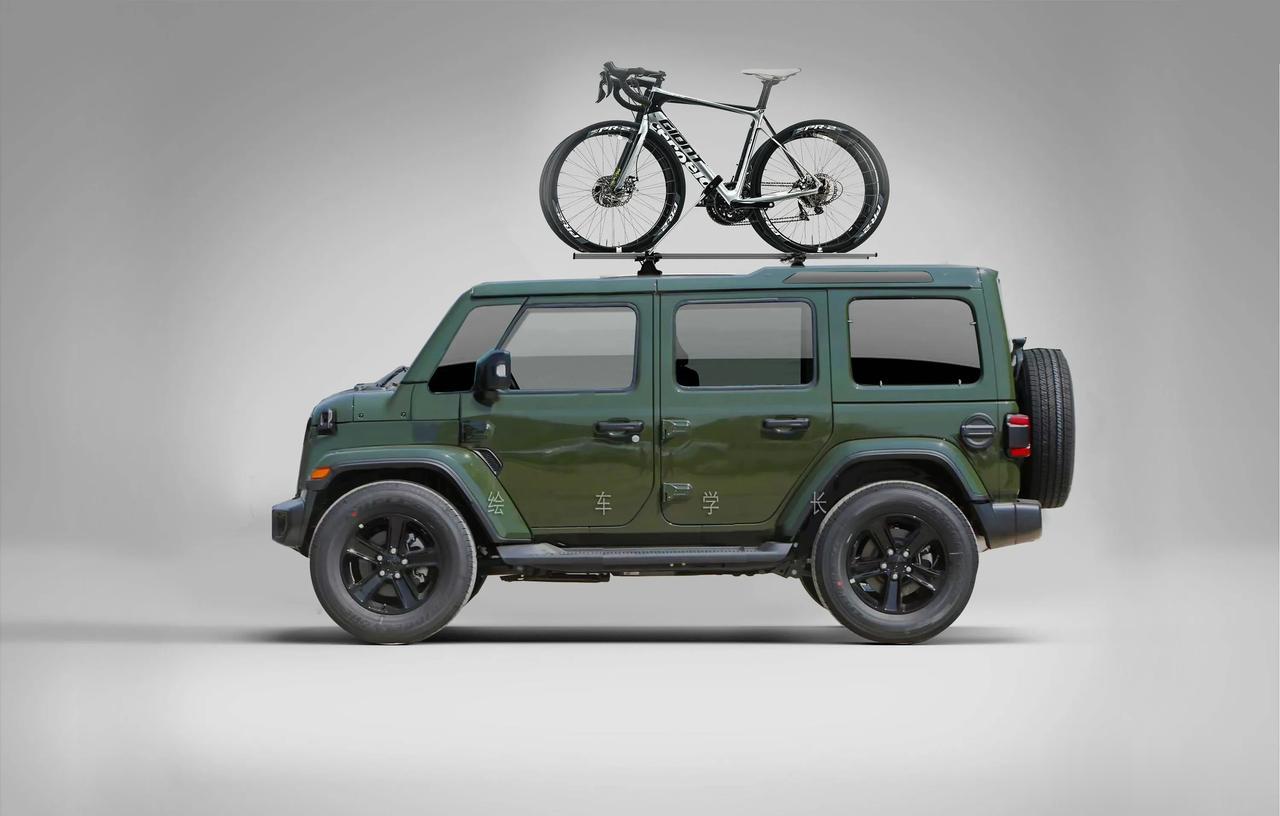 JEEP牧马人越野面包车，露营、野钓、穿越都不在话下，比起那谁来也丝毫不落下风。