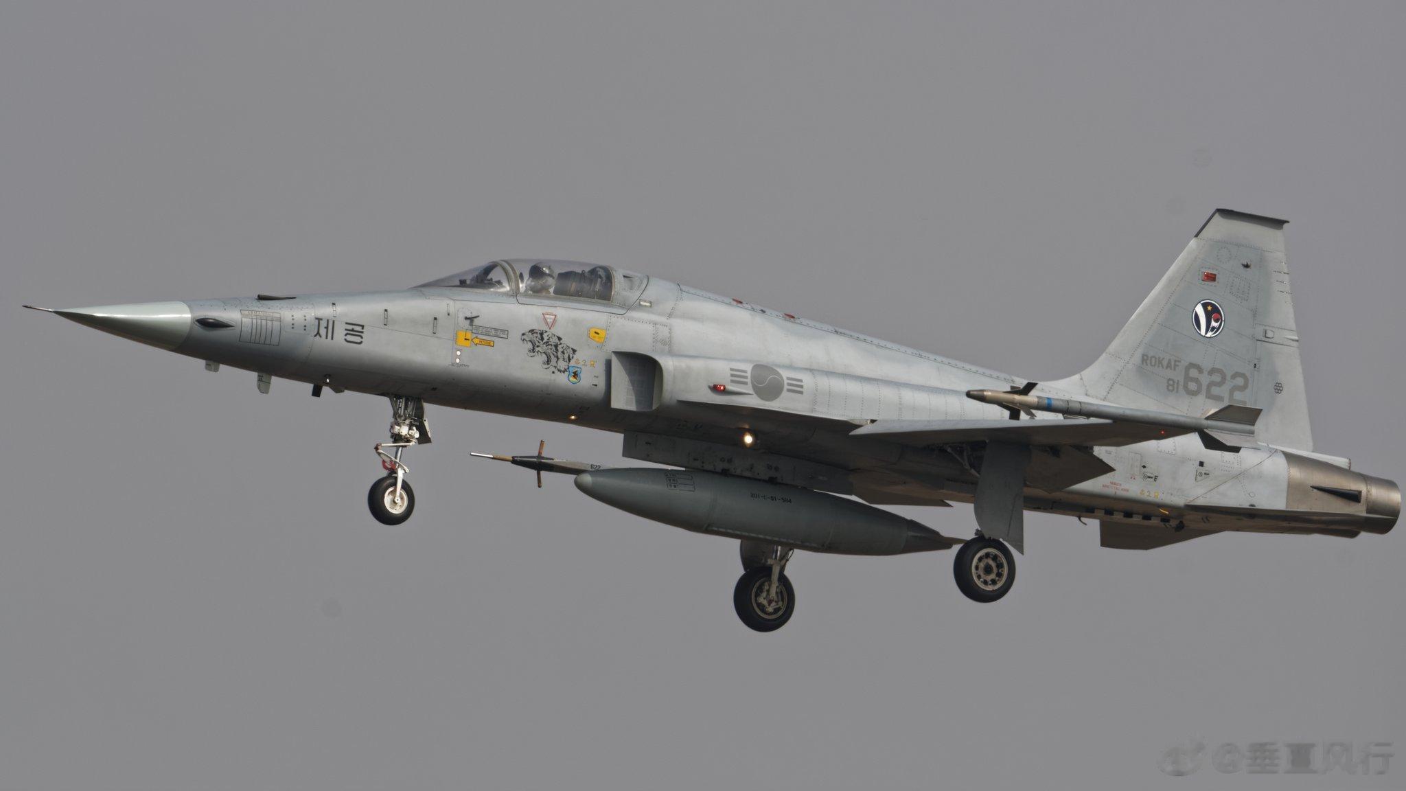 韩国空军F-5和F-4，现在能一次凑齐这俩真是不容易了#航空[超话]##武器装备