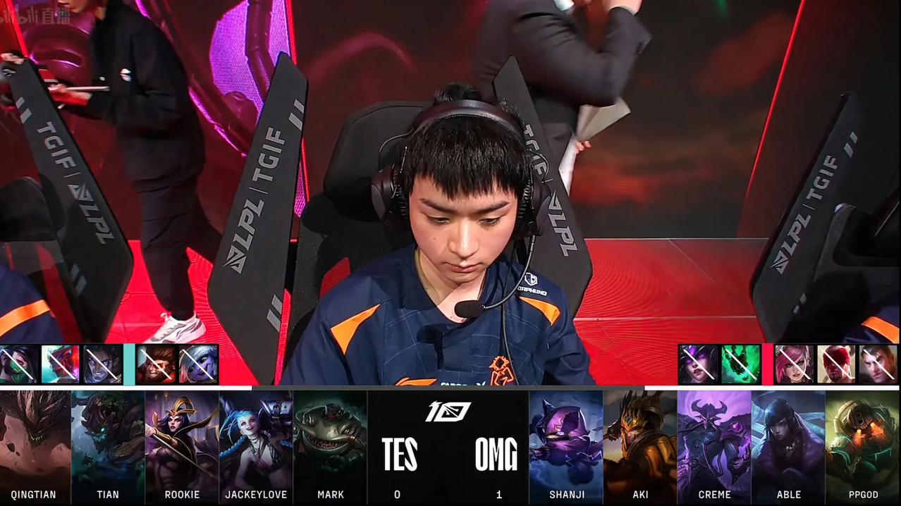 石盖狗树蛙，TES这局请的是霸哥，霸哥一共五个英雄，就被TES请了三个，想输都难