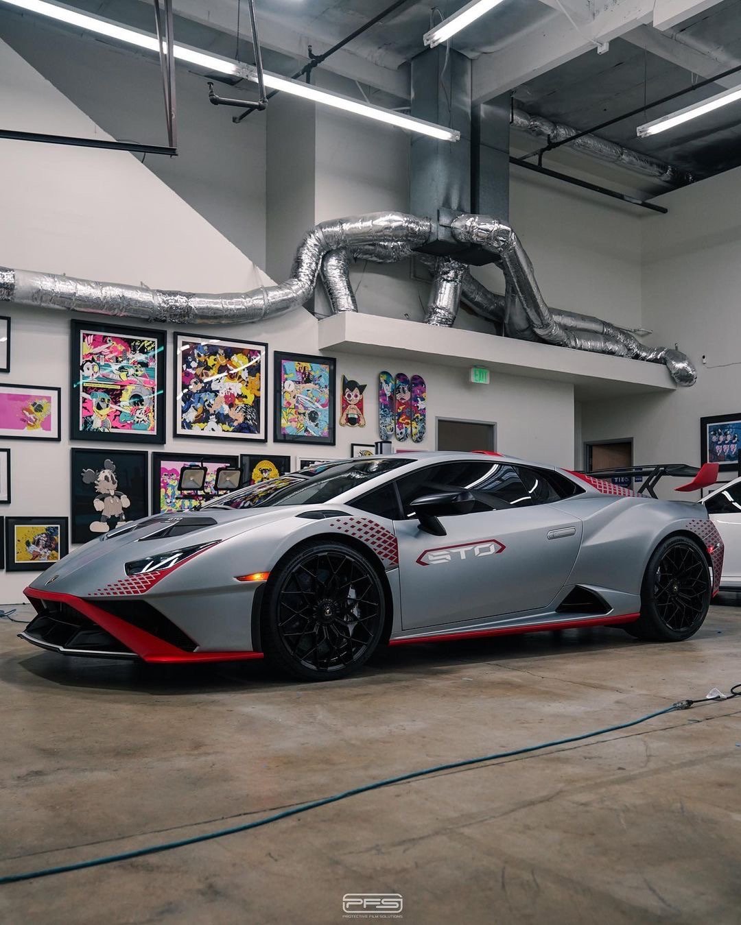 Factory Satin Grey 🌪Lamborghini Huracan
