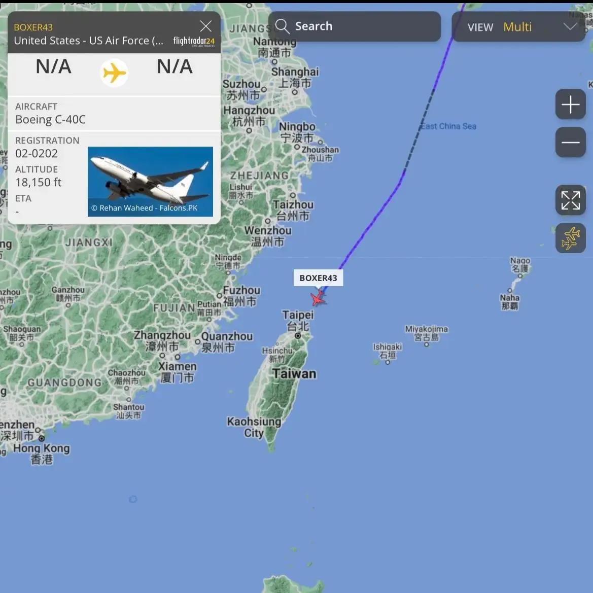 4月6日‬当天，隶属‮美于‬国空‮的军‬一架C-40C行‮专政‬机降‮台落‬北，
