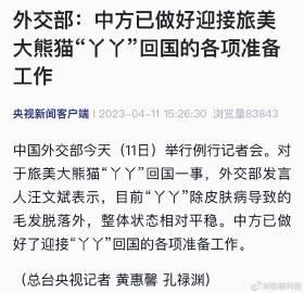 丫丫就快要回国了 。

 