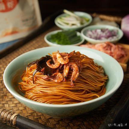 2分半速成一碗香到落泪的磷虾面！甄选南极磷虾，蛋白丰富，弹韧提鲜三葱入油，小火沁