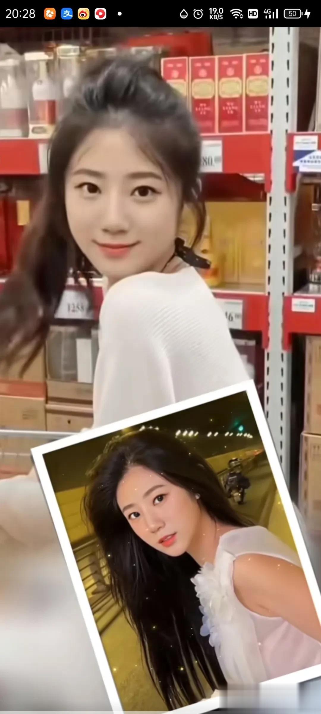 真是人不可貌相，谁能想到长得这么漂亮、身材这么好、长相气质这么好的一个女生，私下