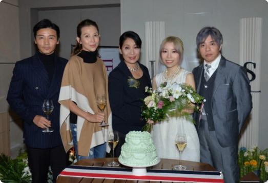 张晋蔡少芬参加星二代婚礼，蔡少