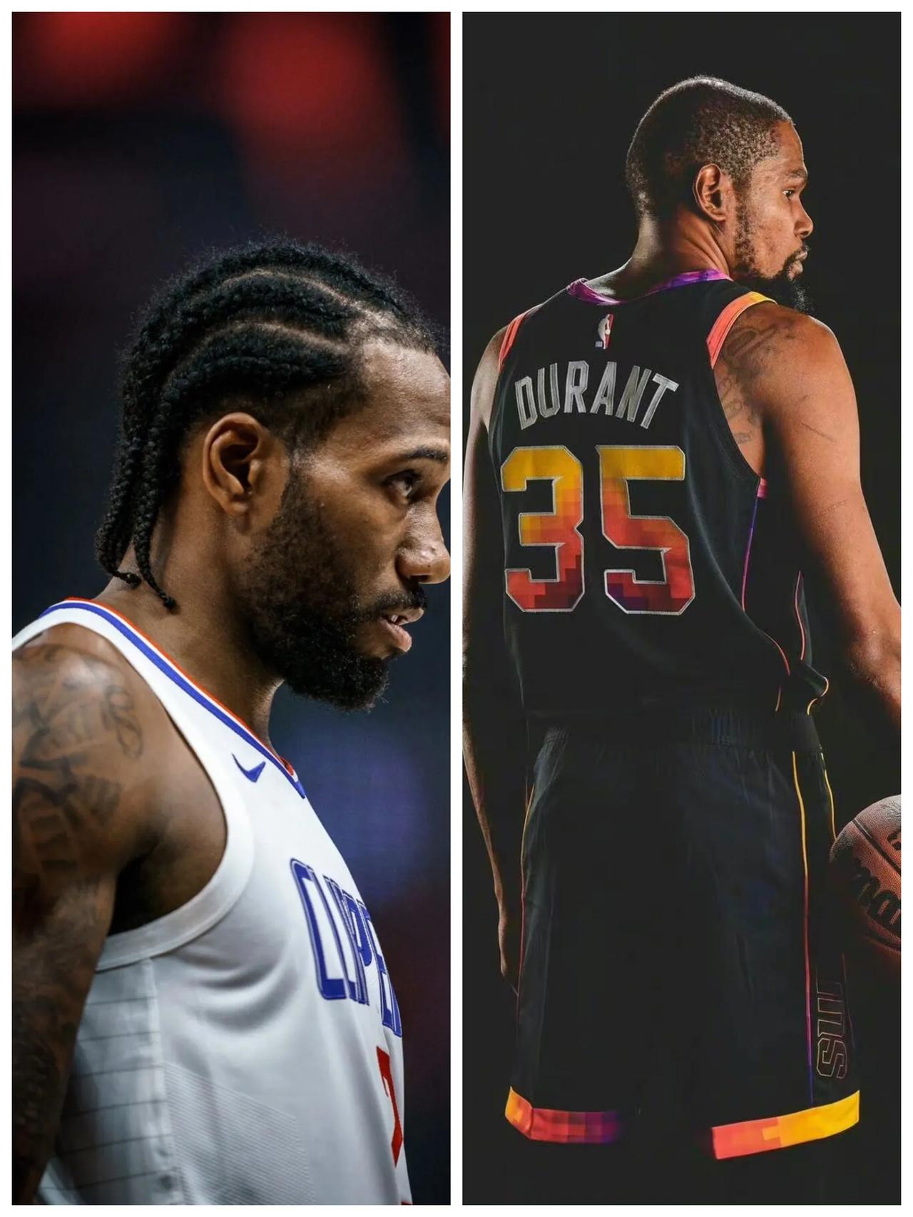 季后赛杜兰特大战伦纳德，二者本赛季主要数据对比

               