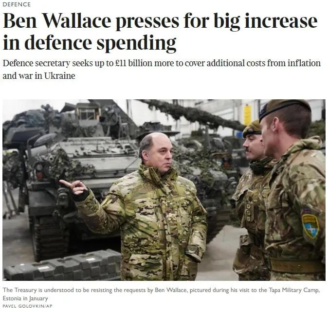 🇬🇧🇺🇦为了“小兄弟”乌克兰，英国快把自己折进去了。

据英国《泰晤士报