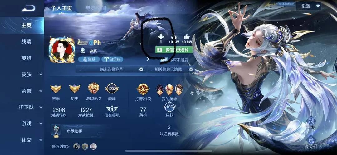 看到一个比较有意思的话题，就有玩家表示在这张图片上面画了那个圈圈的一朵花，那究竟