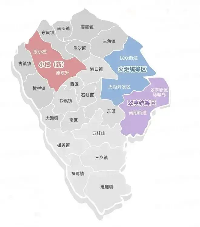 为什么广东省的东莞和中山都没有区县，只有镇和街道这两个行政区划级别？

感觉这种