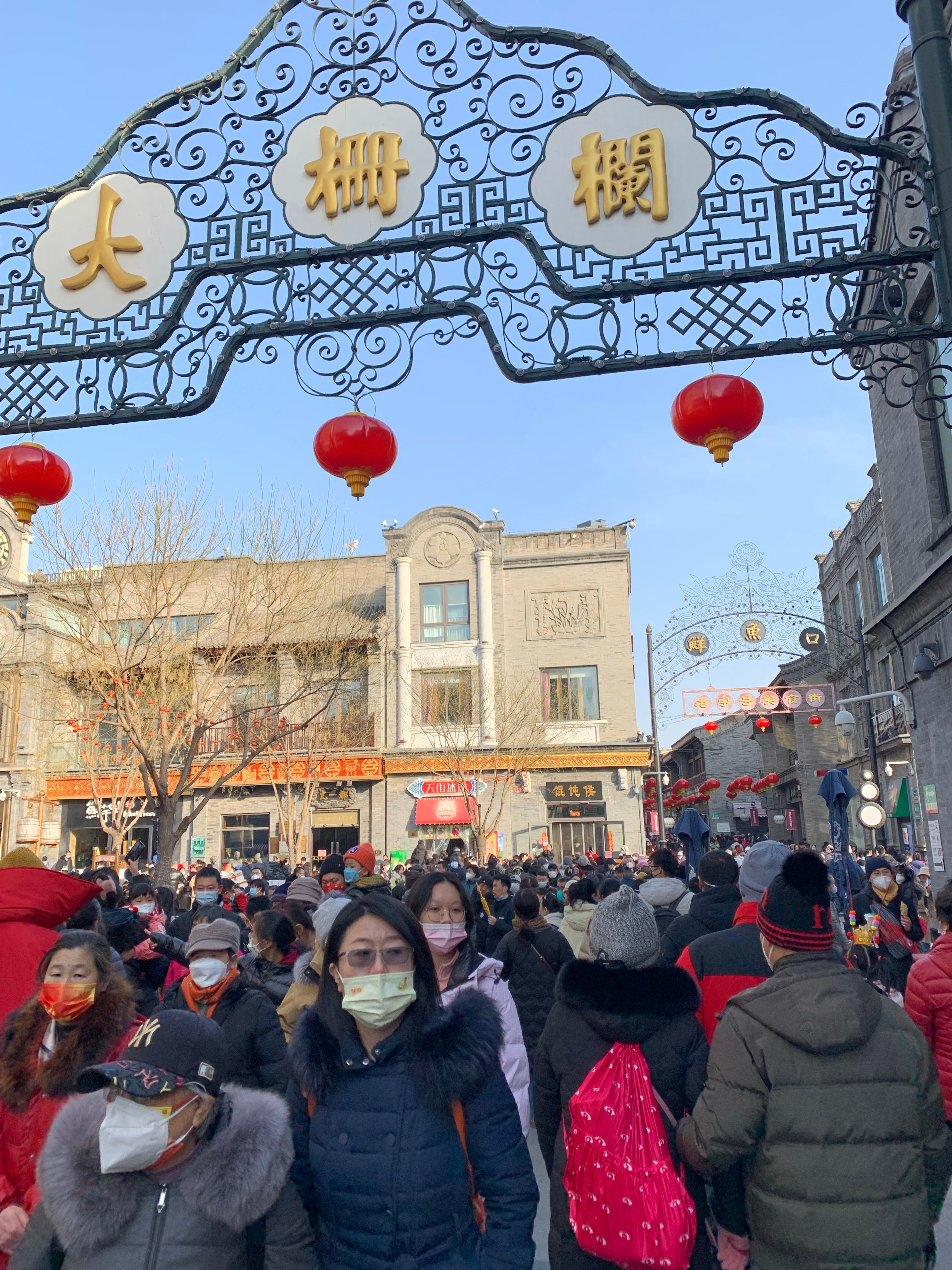 三个月前，还门可罗雀的前门大街