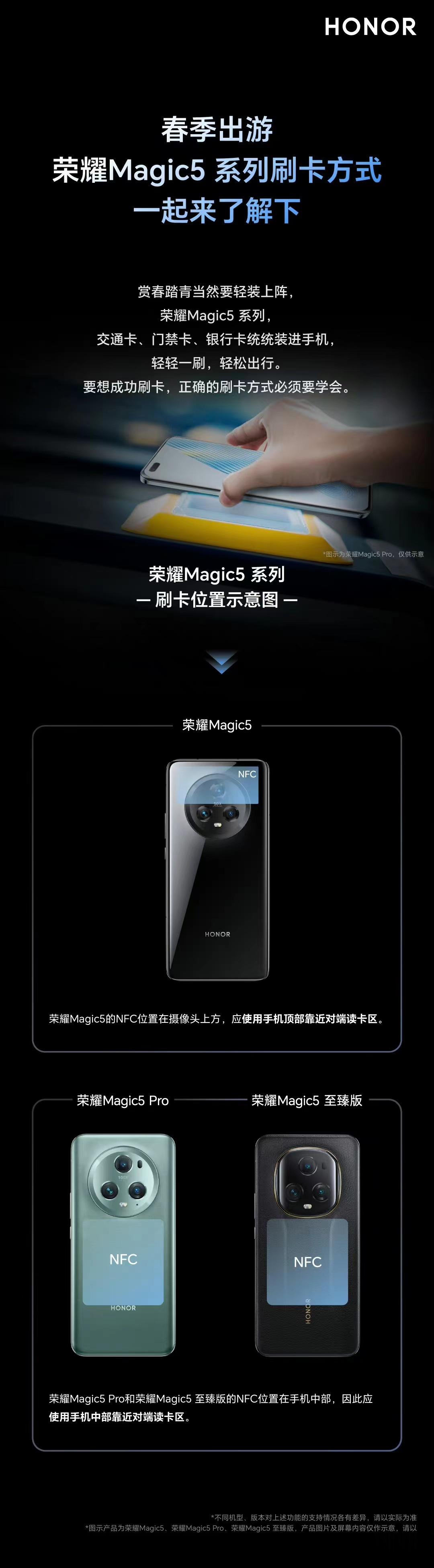 最近看到很多评论区再说Magic5得NFC不好用，其实不一定，有可能是你刷错地方
