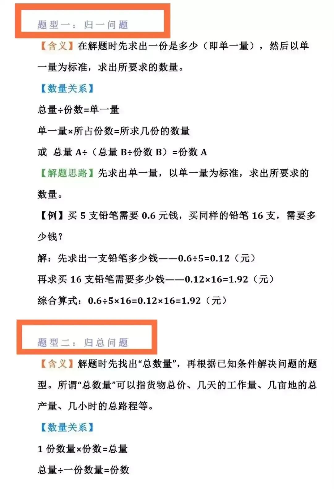 我的天哪！！这位数学的老师太厉害了，一口气整理了小学数学常用了21道应用题，什么