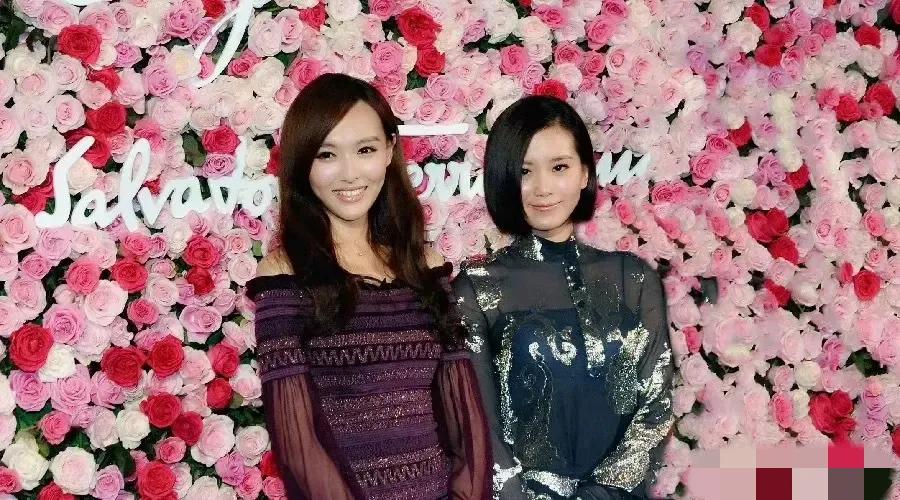 唐嫣与刘诗诗同框，唐嫣身材高挑，亭亭玉立，白白净净瓜子脸，气质优雅，清新温婉。

