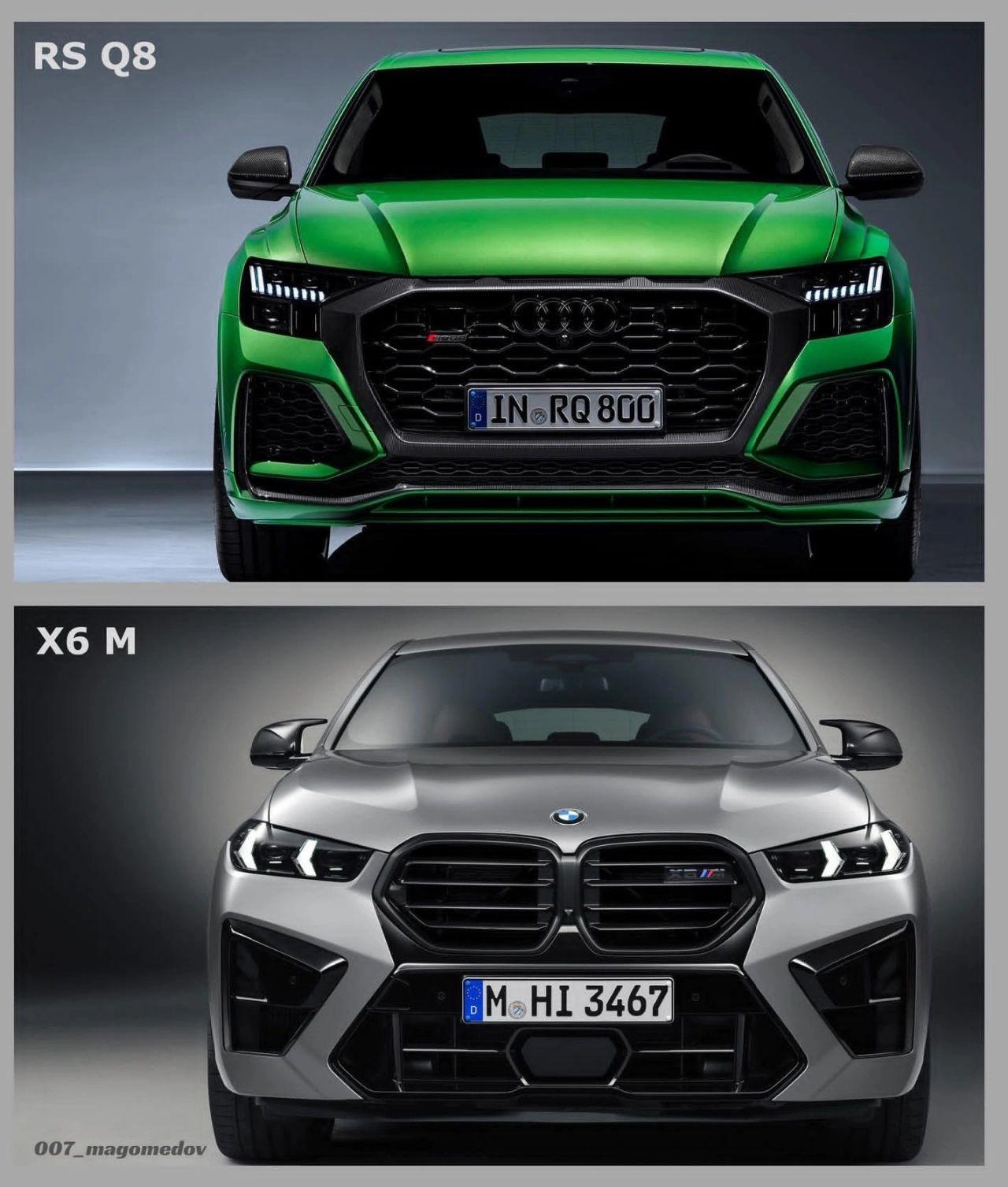 RS Q8还是X6 M
力大砖飞的灵活大胖子
奥迪家4.0T V8，600匹最大