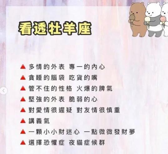 12星座扎心深层分析！教你看透12星座！ ​​​​ 
