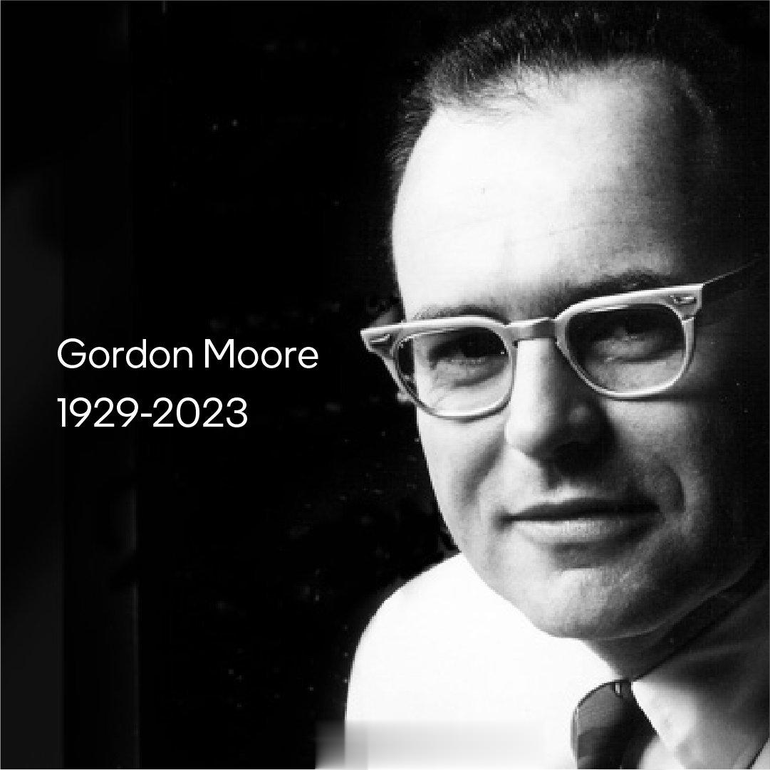 摩尔定律（Moore’s Law）的提出者戈登·摩尔（Gordon Moore）
