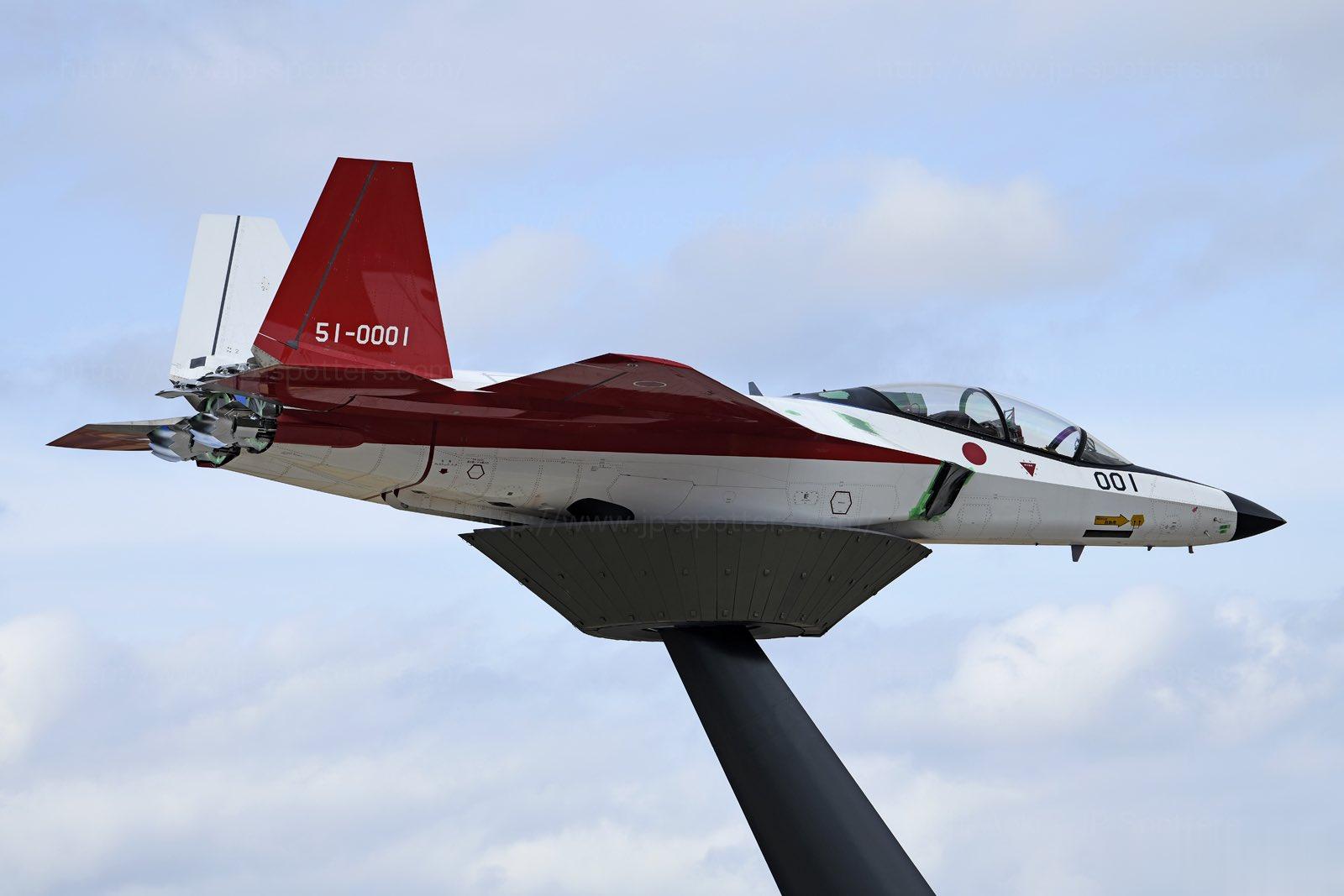 X-2原型机已经在千叶县旭市额饭冈支所给支起来了#航空[超话]##武器装备[超话