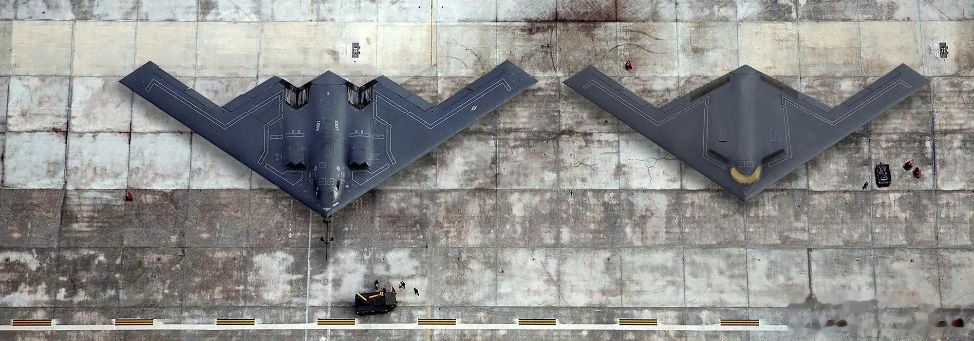 B-2&B-21大小尺寸对比 ​​​