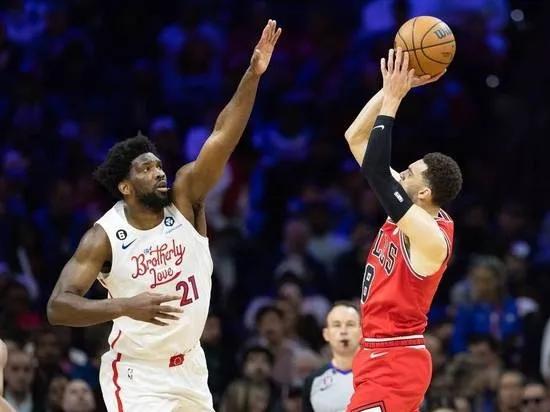 恩比德生涯首次败给公牛 砍37分拼到满犯离场无奈

NBA常规赛，76人以105