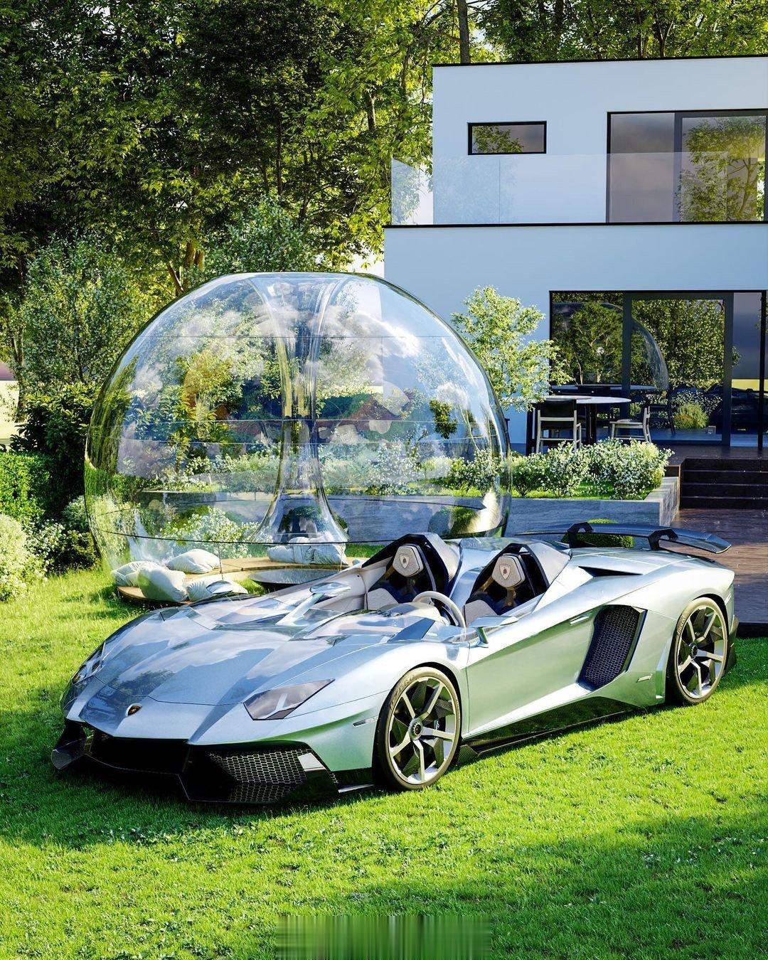 梦想之车~Lamborghini Aventador J 🍃#Aventado