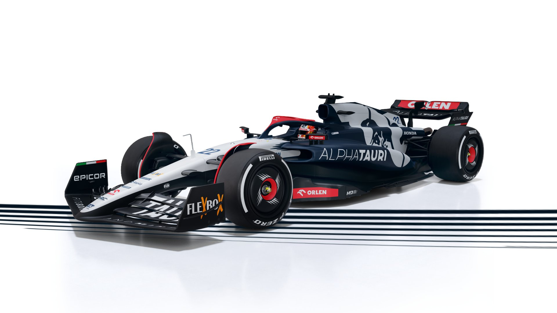 小红牛~阿尔法•图里2023赛季新车AT04涂装正式发布！#赛车##F1##Ca