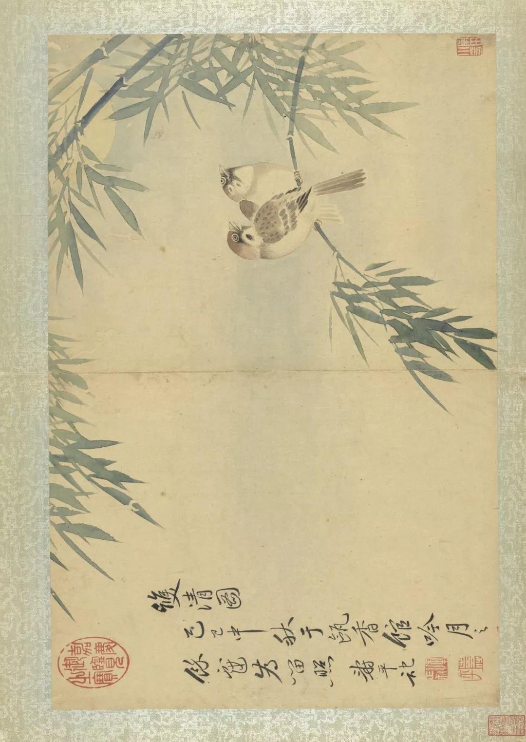 恽寿平花卉八帧，清爽
  