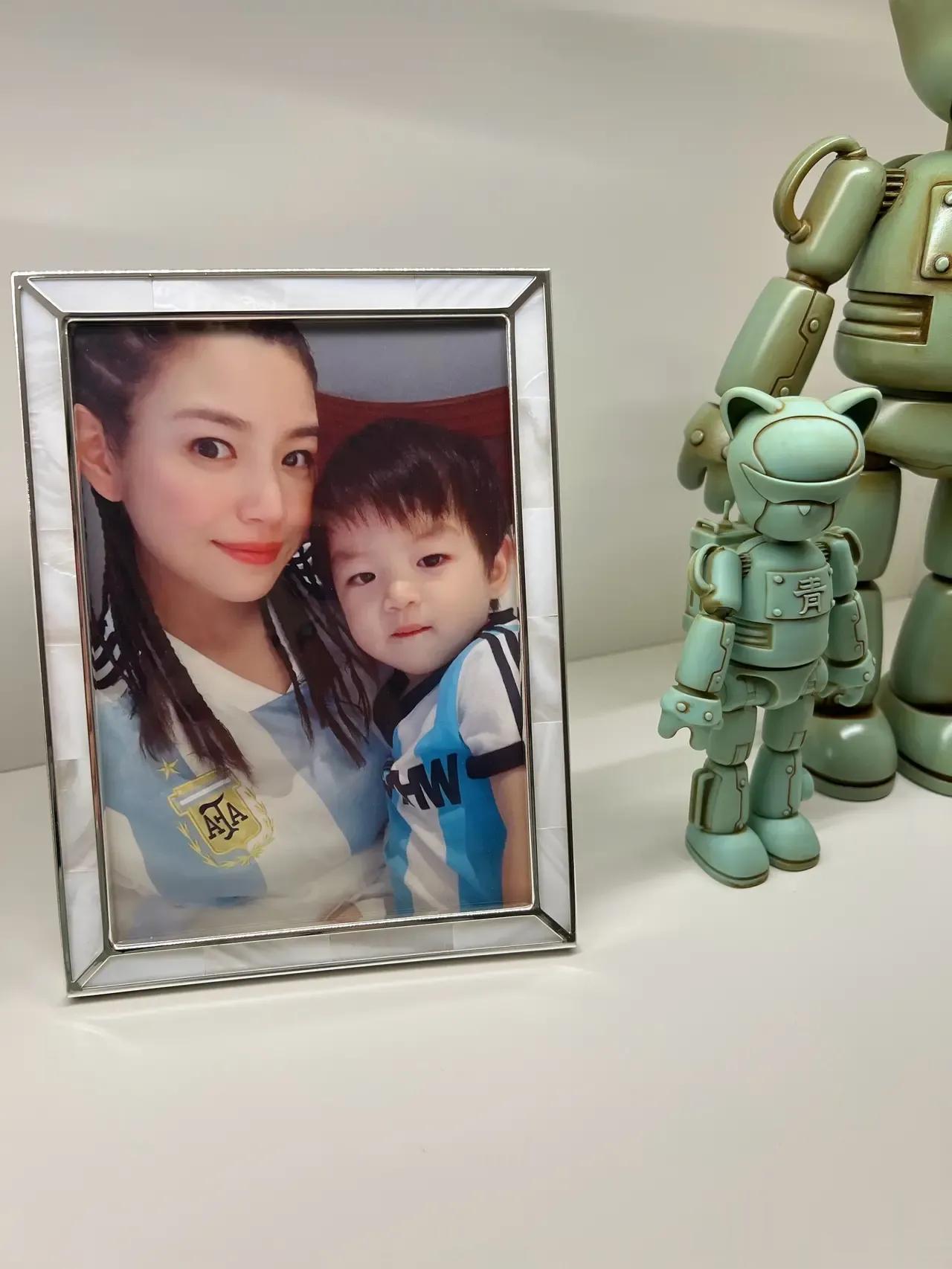 陈妍希晒儿子照片，网友：没有遗