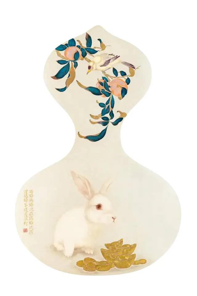 
 程澄工笔画兔12图 秀气文雅
 