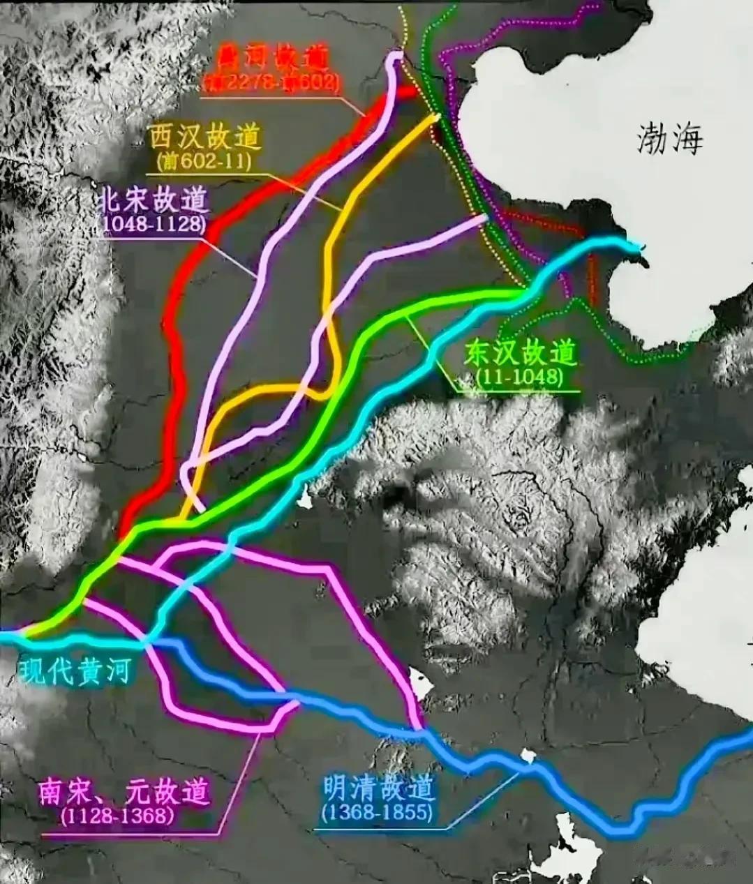 有史料记载的黄河决口就有1593次，大规模变道26次，明朝277年，黄河发生决口