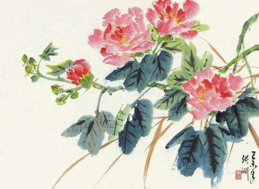 她的山林式花鸟画，大气脱俗，再现了大自然的层层风韵！Ⅰ张渊·绘
  