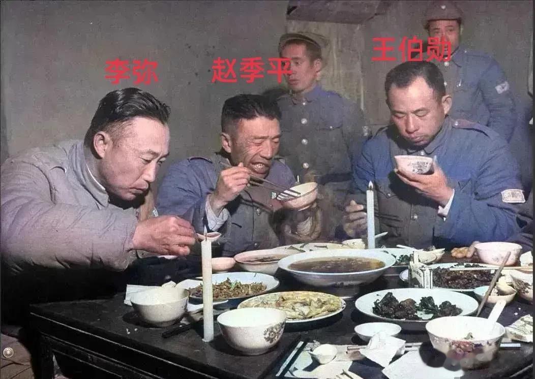 黄埔四期生李弥的晚餐 

1948年，淮海战役期间，国民党第13兵团司令李弥、副