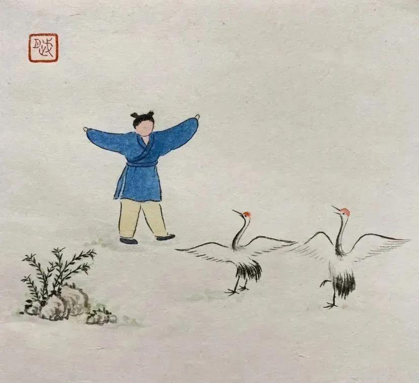 一组很有意思的小画！Ⅰ武月·绘
  