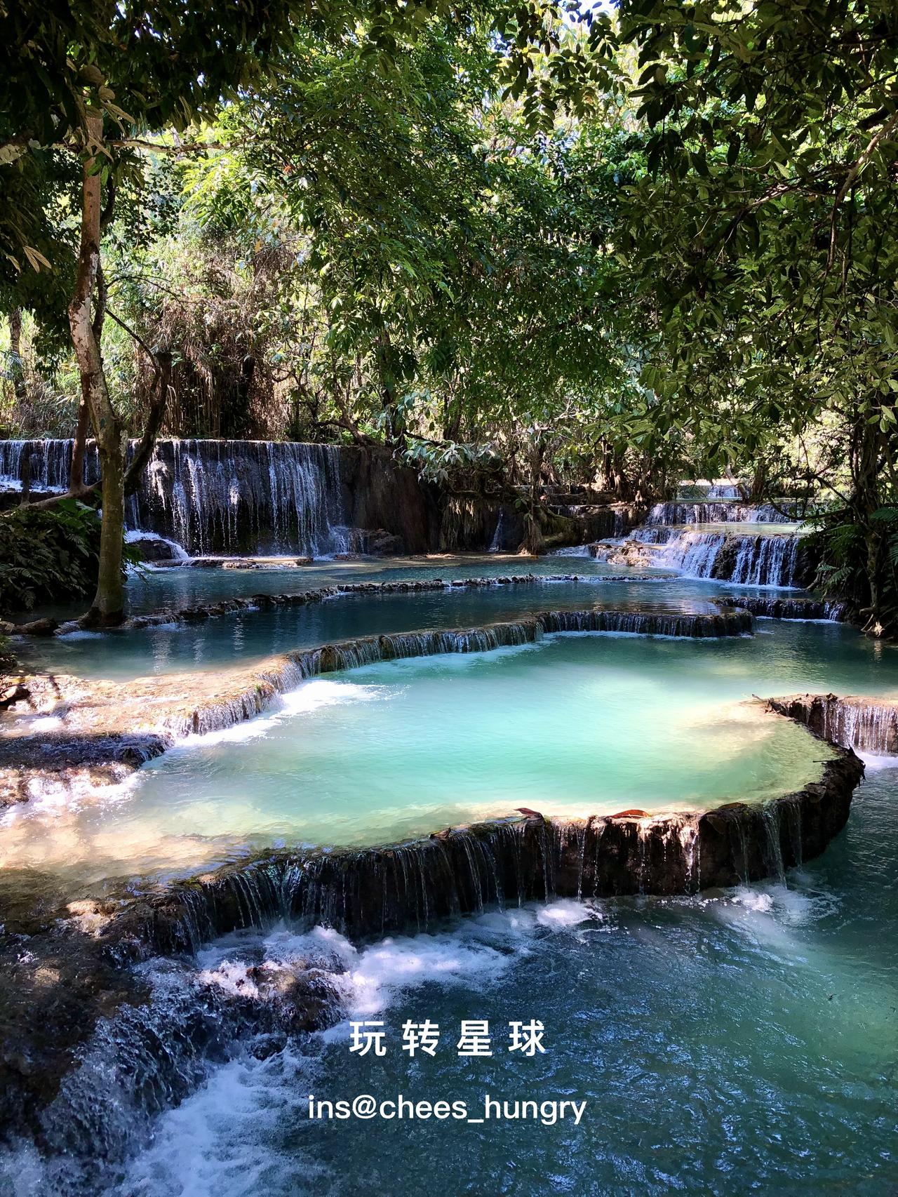匡寺瀑布是位于老挝琅勃拉邦以南