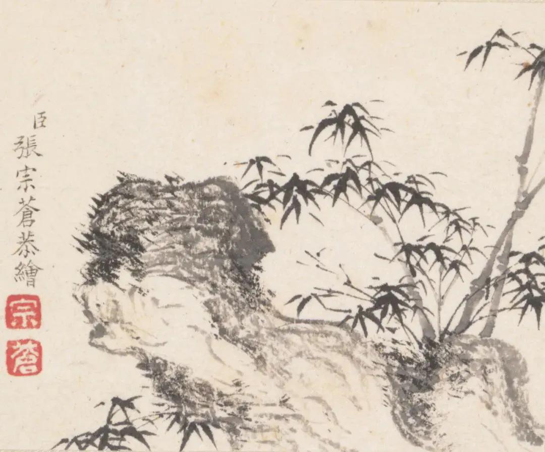 清·张宗苍《山水花鸟册》:恬淡宁静
  