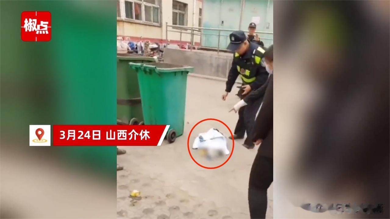 小区垃圾桶惊现死婴，再次激起人们对于弃婴保护的讨论。
山西介休，3月24日，在某