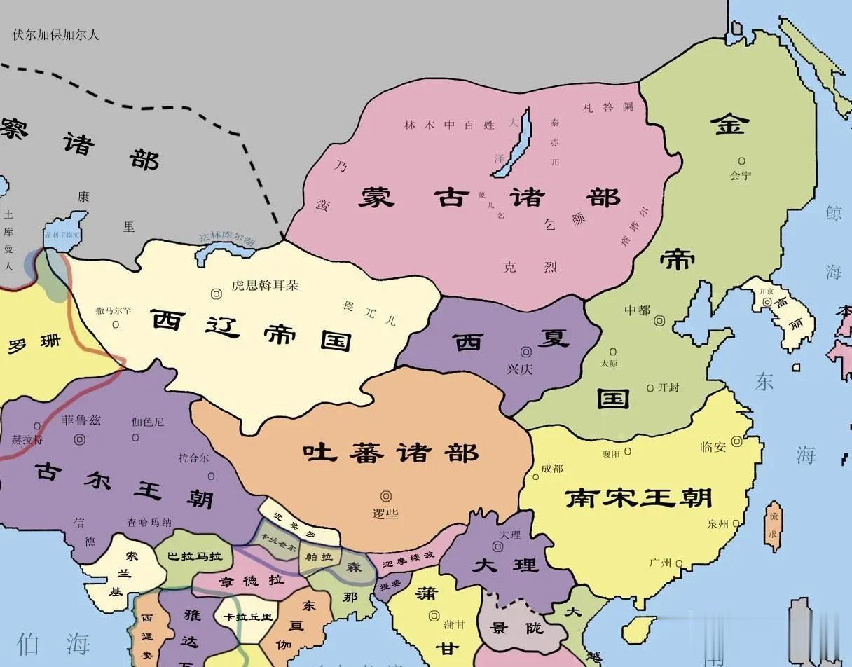 1206年，铁木真建立蒙古汗国；
1279年，蒙古灭亡南宋。

短短70年，蒙古