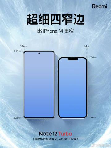 直接和iPhone 14比了。 