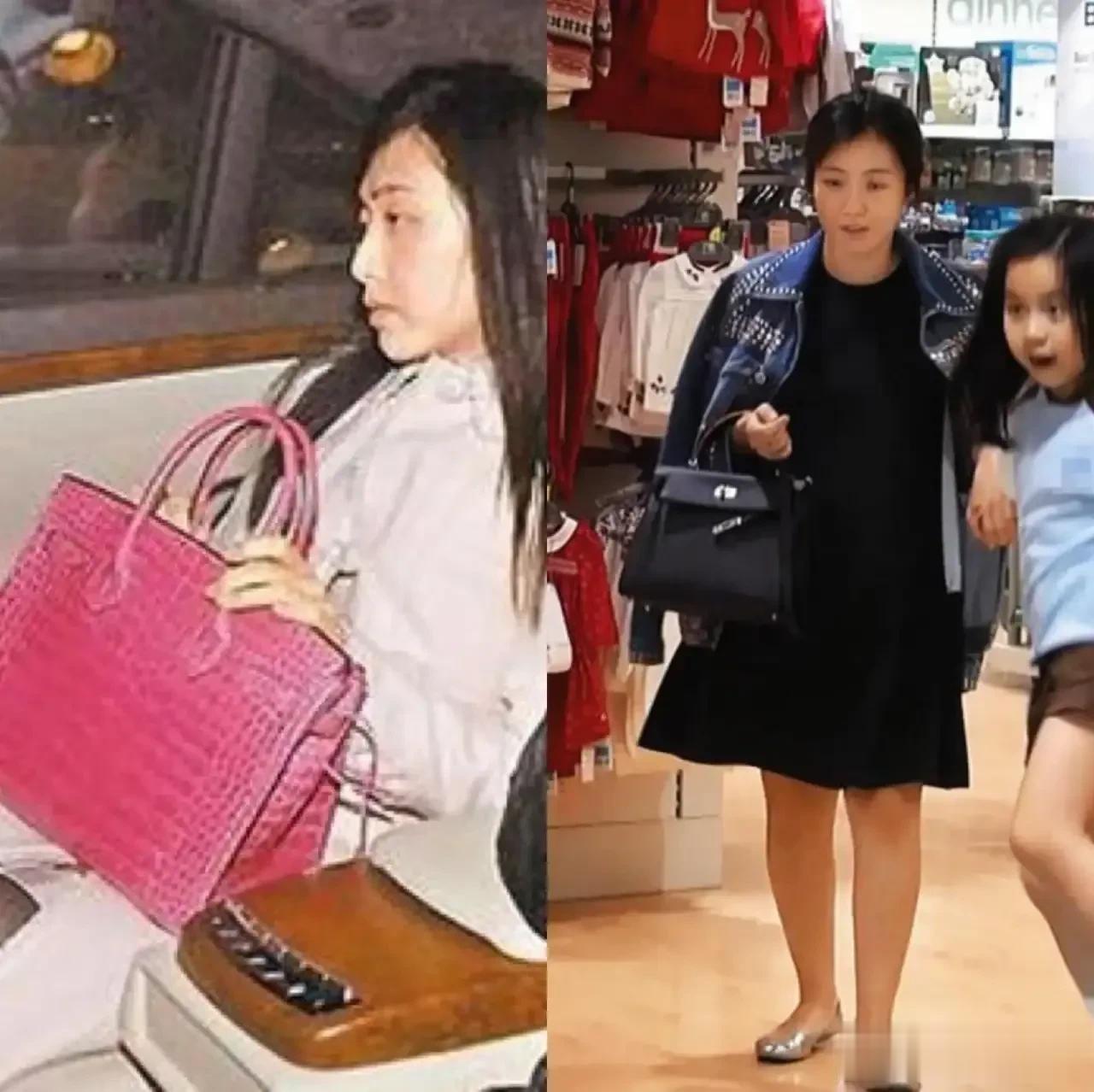 全世界拥有爱马仕最多的玩家！

早期的她，穿着“龙袍”也不像太子，犹如厂妹提着仿