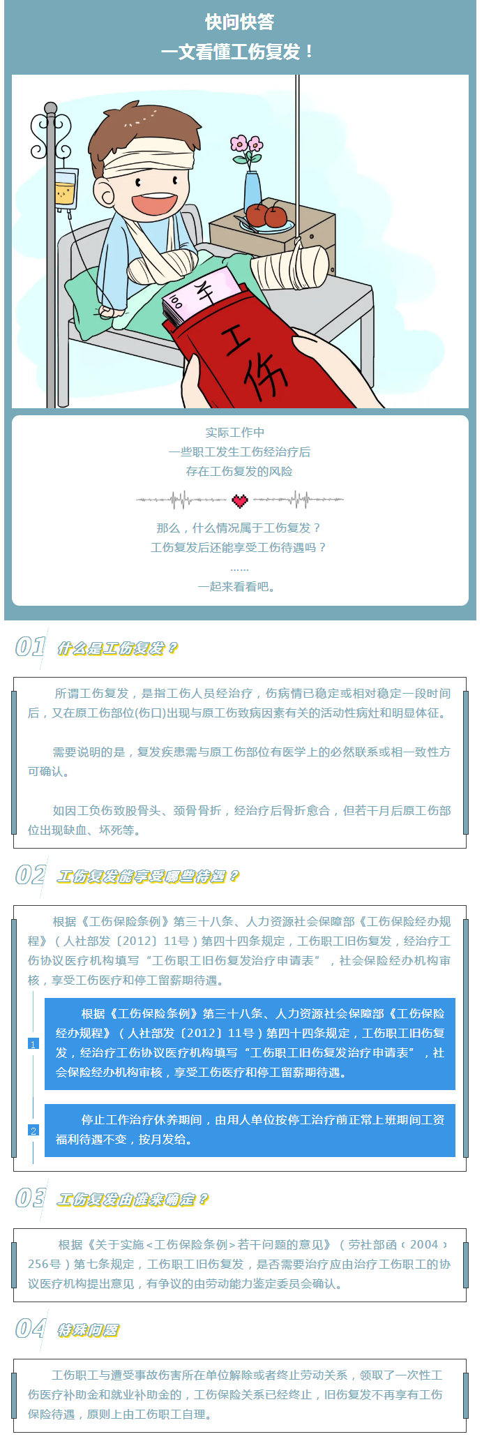 【快问快答！一文看懂工伤复发！