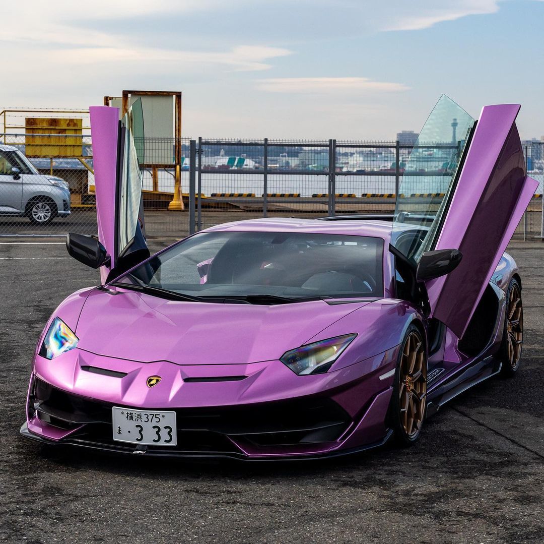 The Lamborghini Aventador SVJ.The best c