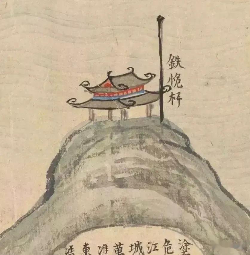 位于重庆长江南岸的南山风景区最