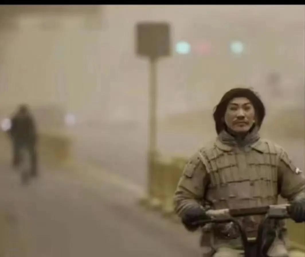 今天在西安的上班路上