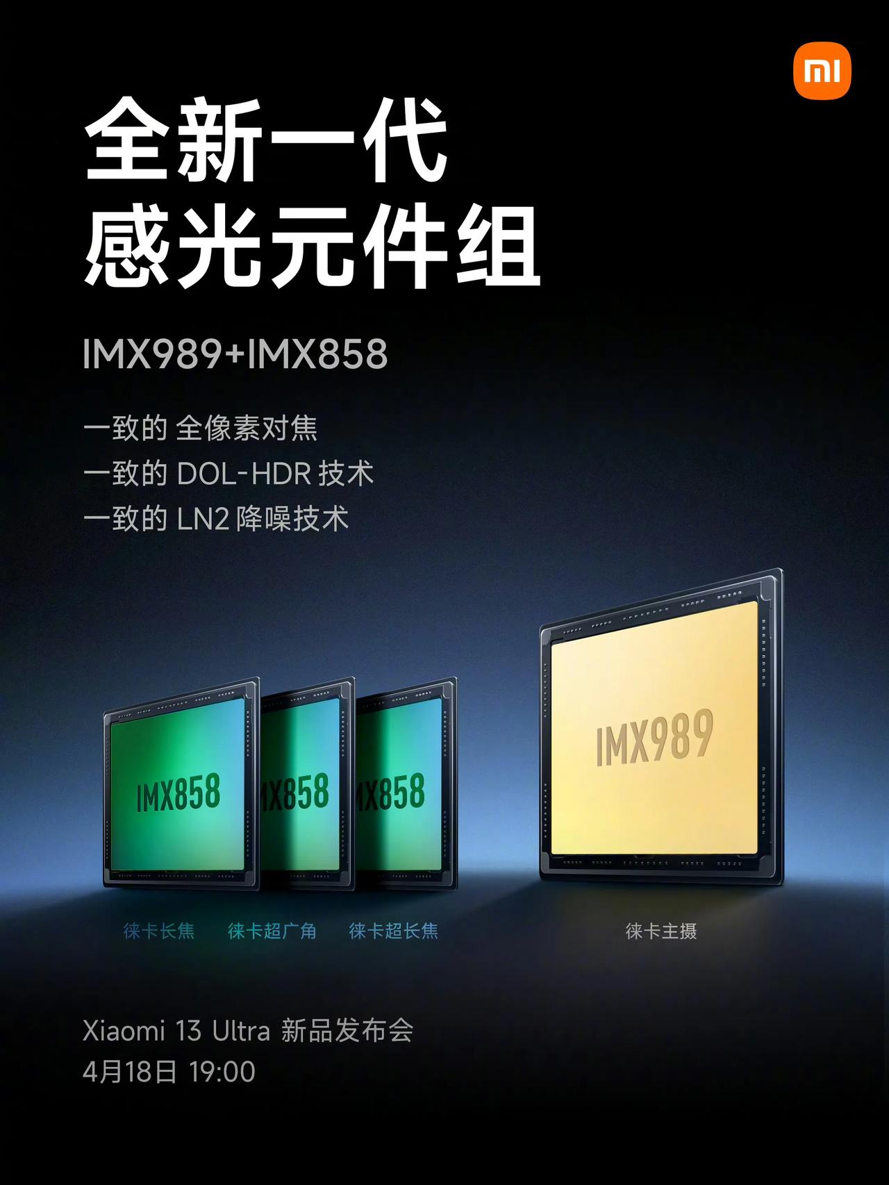 【小米13 Ultra全新升级】
IMX989依旧是标配
但是会带来三颗IMX8