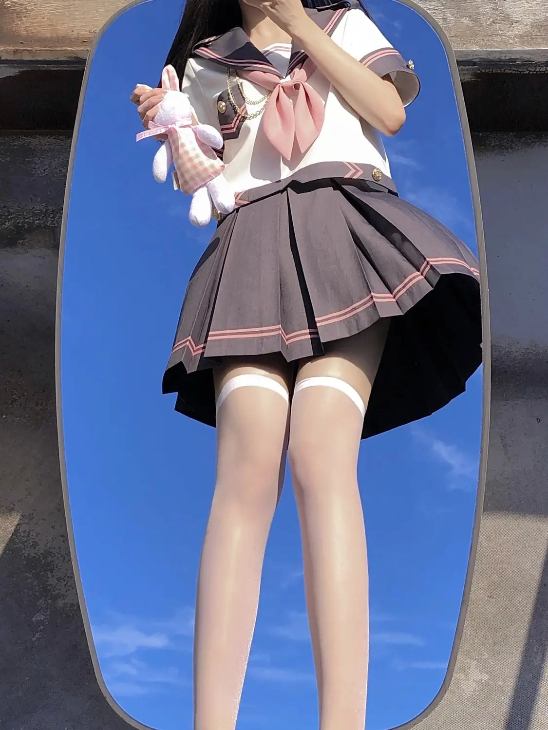 jk装简直太棒了 #清纯御姐#,#美妆搭配# ​​​