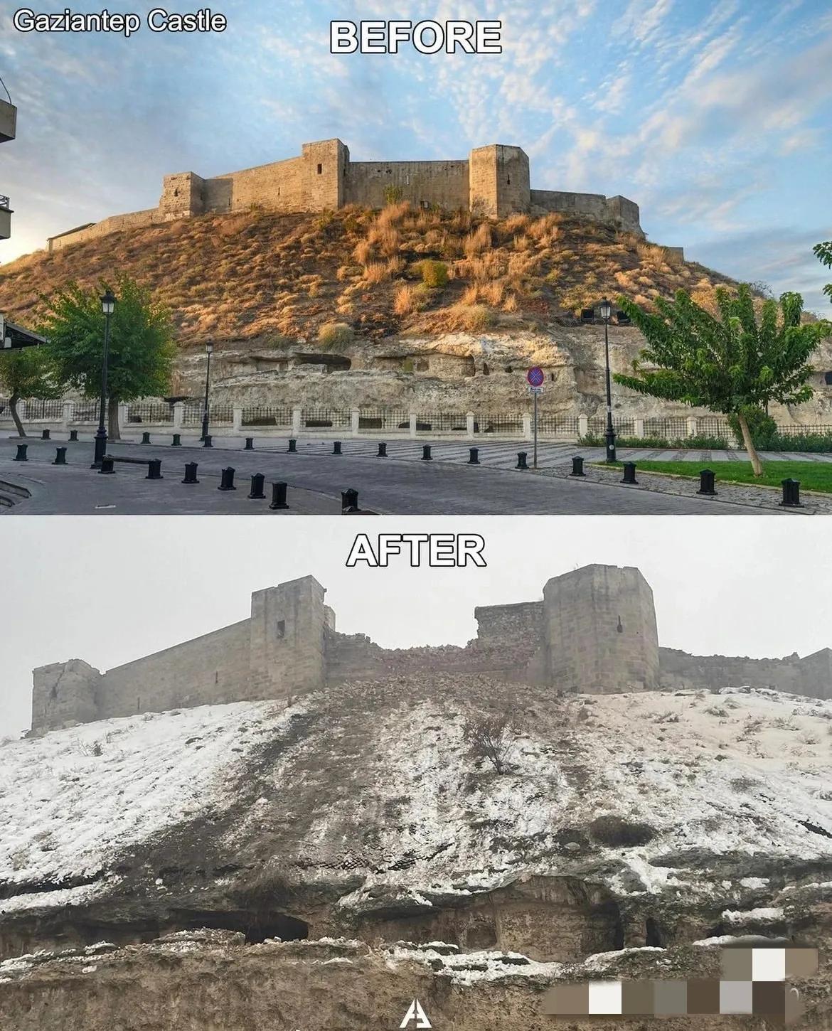 土耳其地震对建筑破坏程度，可以说是毁灭的。
虽然地震震中心的许多部分现在几乎无法