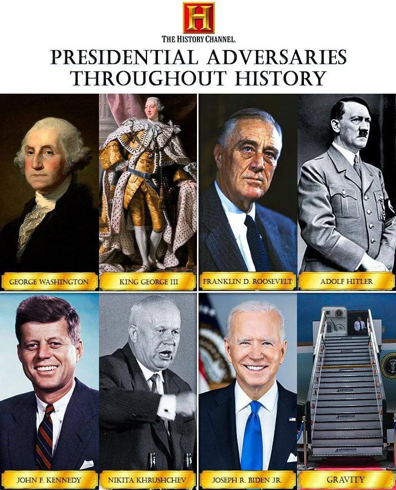 🇺🇸 历任美国总统的主要对手。

显然，拜登与“敌人”的交手并不幸运且没成功